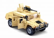 Dřevěné hračky Sluban Army Model Bricks M38-B0837 Hummer bojový off road