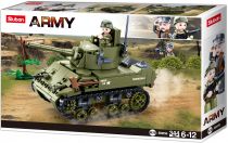 Dřevěné hračky Sluban Army WW2 M38-B0856 Malý spojenecký tank
