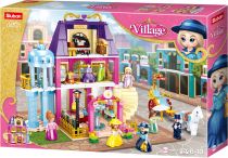Dřevěné hračky Sluban Girls Dream Village M38-B0876 Dobový obchodní dům