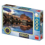 Dino Puzzle neonové Andělský hrad 1000 dílků