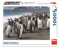 Dřevěné hračky Dino Puzzle Tučňáci 1000 dílků