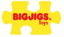 Dřevěné hračky Bigjigs Toys Obrázkové kostky kubusy Safari 9 kostek