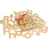 Dřevěné hračky Bigjigs Toys Dřevěná abeceda malá písmena