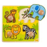 Dřevěné hračky Bigjigs Toys moje první vkládací puzzle safari