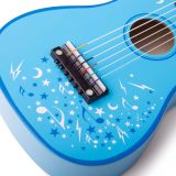 Dřevěné hračky Tidlo Dřevěná kytara Star modrá
