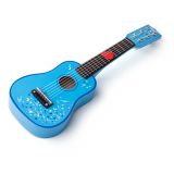 Dřevěné hračky Tidlo Dřevěná kytara Star modrá