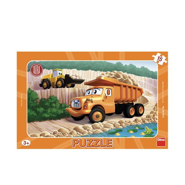 Dřevěné hračky Dino Puzzle Tatra puzzle 15 dílků