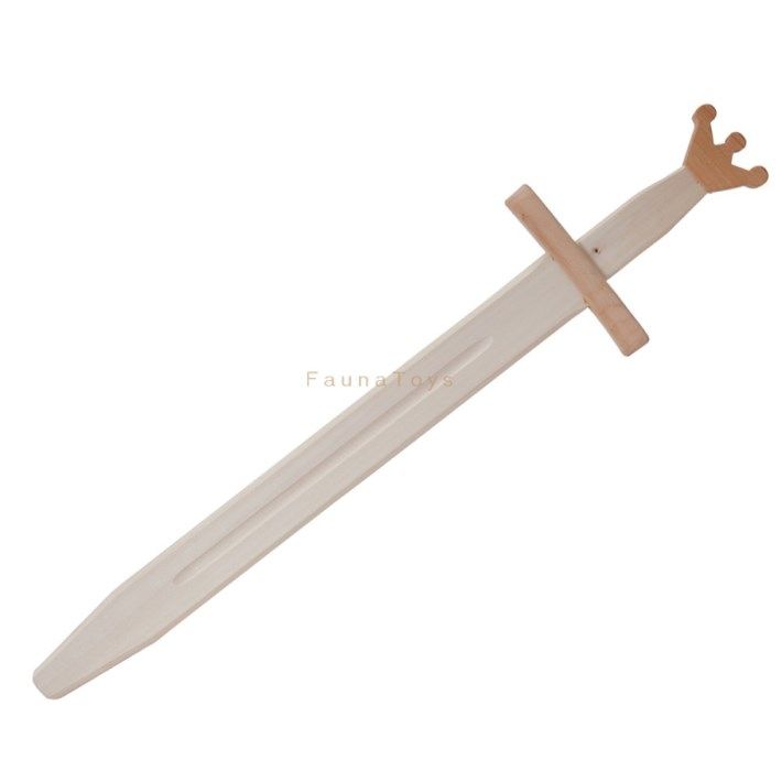 Dřevěné hračky Fauna Dřevěný meč královský