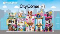 Dřevěné hračky Qman City Corner C0110 Módní butik