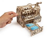 Dřevěné hračky Ugears 3D dřevěné mechanické puzzle Pokladna