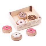 Dřevěné hračky Bigjigs Toys Krabička s donuty
