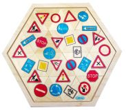 Hess Puzzle mozaika Dopravní značky 24 dílků