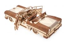 Dřevěné hračky Ugears 3D dřevěné mechanické puzzle VM-05 Auto (50's convertible)
