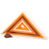 Dřevěné hračky Bigjigs Baby Dřevěné skládací trojúhelníky Bigjigs Toys