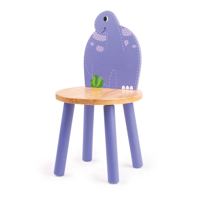 Dřevěné hračky Tidlo Dřevěná židle Brontosaurus