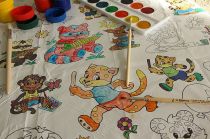 Dřevěné hračky Pexi Malovací ubrusy 3 ks - Senzační zoo (Fabulous zoo)