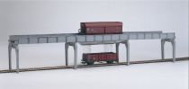 Dřevěné hračky Piko Most s vykládkou výsypných vagónů - 61122