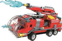 Dřevěné hračky Qman Water Cannon Fire Truck 1805 1 část