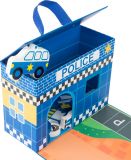 Dřevěné hračky small foot Dřevěná policejní stanice v kufříku