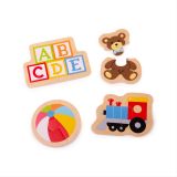 Dřevěné hračky Bigjigs Toys Easy puzzle - Hračky