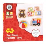 Dřevěné hračky Bigjigs Toys Easy puzzle - Hračky