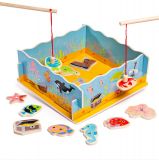 Dřevěné hračky Bigjigs Toys Magnetické chytání rybiček