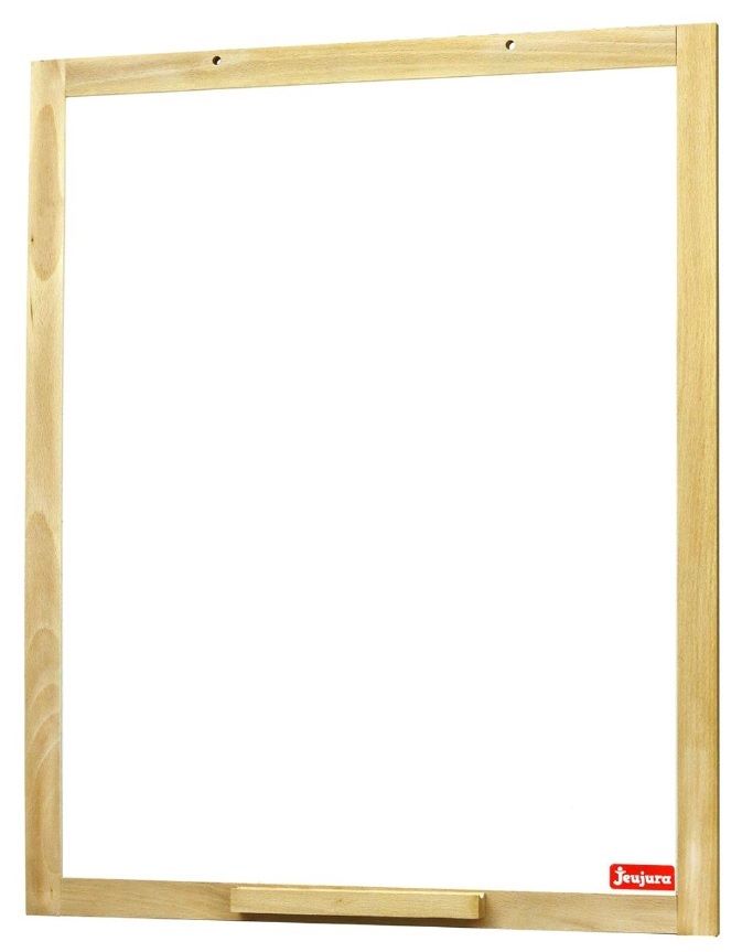 Dřevěné hračky Jeujura Dřevěná nástěnná magnetická tabule 54x66 cm