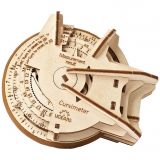 Dřevěné hračky Ugears 3D dřevěné mechanické puzzle STEM křivkoměr (opisometr)