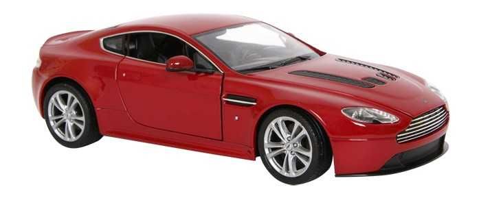 Dřevěné hračky Welly Aston Martin V12 Vantage 1:24 červený