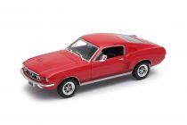 Dřevěné hračky Welly Ford Mustang GT (1967) 1:24 červený