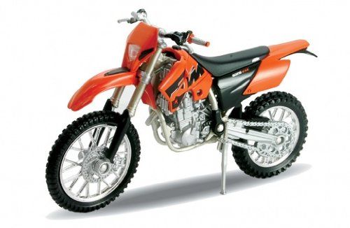 Dřevěné hračky Welly Motocykl KTM 450SX Racing 1:18 oranžový
