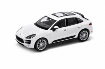 Dřevěné hračky Welly Porsche Macan Turbo 1:24 bílé
