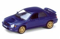 Dřevěné hračky Welly Subaru Impreza WRX STI 1:34 modré