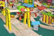 Dřevěné hračky Bigjigs Rail Dlouhé rovné koleje 21 cm 4 ks