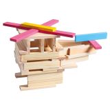 Dřevěné hračky Bino Dřevěná stavebnice město