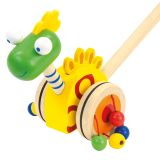 Dřevěné hračky Bino Jezdík dinosaurus