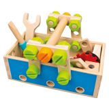 Dřevěné hračky Mertens Šroubovací přepravka s nářadím
