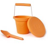 Dřevěné hračky Bigjigs Toys Frisbee oranžové Apricot