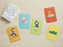 Dřevěné hračky Petit Collage Karetní hra Charades