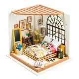 Dřevěné hračky RoboTime miniatura domečku Ložnice
