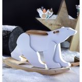 Dřevěné hračky Vilac Houpací lední medvěd Pompon