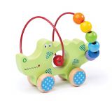 Dřevěné hračky Bigjigs Baby Motorický labyrint krokodýl Bigjigs Toys
