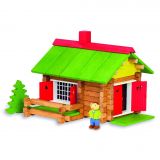 Dřevěné hračky Jeujura Dřevěná stavebnice 100 dílů