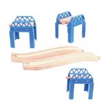 Dřevěné hračky Bigjigs Rail Dřevěné koleje set mostní konstrukce