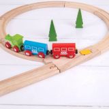 Dřevěné hračky Bigjigs Rail Přehazovací výhybka 2 ks