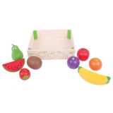 Dřevěné hračky Bigjigs Toys Krabička s ovocem