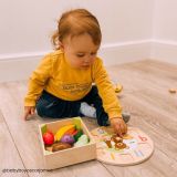 Dřevěné hračky Bigjigs Toys Krabička s ovocem