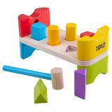 Dřevěné hračky Tidlo Zatloukačka barvy a tvary
