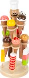Dřevěné hračky small foot Otočný stojan se zmrzlinou Luigi Gelato