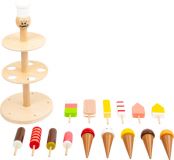Dřevěné hračky small foot Stojan se zmrzlinou Luigi Gelato